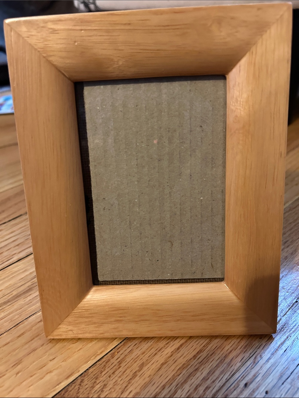 Simple Natural Wood Picture Frame - Light Wood Finish
